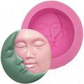 YAFOWP Silicone Mold Sun and Moon Face Craft Art Silicone Soap Mold Craft Moulds DIY Handmade Soap Mold - The Best DIY Handmade Gifts