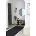 Playa Rug High-Quality Outdoor/Indoor Carpet Runner Rug with Non-Slip PVC Backing 36 wide Black - 4 ft. x 36 In.