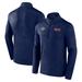 Men's Fanatics Branded Navy New York Islanders 2024 NHL Stadium Series Authentic Pro Quarter-Zip Pullover Top