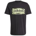 adidas - FLD Sportswear Logo - T-Shirt Gr XXL grau/schwarz