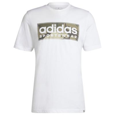 adidas - Camo Graphic Tee 2 - T-Shirt Gr L weiß