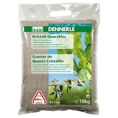 Dennerle Kristall-Quarzkies 1-2mm (10kg) naturweiß Aquarium Zubehör