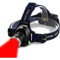 AuKvi Red Light Headlamp 3 Mode Red LED headlamp Zoomable Red headlamp Adjustable Focus Red LED Headlight For Astronomy Aviation Night Observation etc