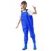 Kids Chest Waders Youth Fishing Waders For Toddler Children Water Proof & Fishing Waders With Boots Blue 32(10 Years-11 Years)