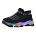 Children Baby Girls Boys Letter Mesh Led Luminous Socks Sport Run Sneakers Casual Shoes Toddler Support Shoes Crib Shoes Boys Sneaker Size 6 Size 6 Tennis Shoes Toddler Size 1 Baby Girls Shoes