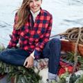 J. Crew Tops | J. Crew Red Black Buffalo Plaid Shacket Wool Blend Popover Women's Size Xs Guc | Color: Black/Red | Size: Xs