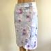 Anthropologie Skirts | Anthropologie Button Up Tie Dye Skirt Size 2 | Color: Blue/White | Size: 2