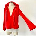 Anthropologie Tops | Amazing Soft Anthropologie Hoodie | Color: Red | Size: L