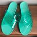 Jessica Simpson Shoes | Jessica Simpson Women’s Tislie Flat Slide Sandals | Color: Green | Size: 6.5