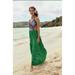 Free People Dresses | Free People Ivy Crochet Maxi Dress Small New | Color: Green | Size: S