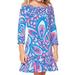 Lilly Pulitzer Dresses | Lilly Pulitzer Morgana Groovy Dress Reel Me Size Xl 12-14 | Color: Blue/Pink | Size: Xlg