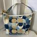 Coach Bags | Coach Shoulder Bag Euc | Color: Blue/Tan | Size: Os