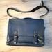 Coach Bags | Coach 1990’s Leather Messenger Bag | Color: Black/Silver | Size: Os