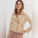 Anthropologie Jackets & Coats | Anthropologie Blank Nyc Vegan Faux Leather Moto Jacket Nwt Size Large Tan Euc | Color: Tan | Size: L