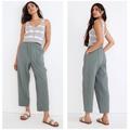 Madewell Pants & Jumpsuits | Madewell Petite Lightspun Pull-On Balloon Pants Slate Blue Pm | Color: Blue/Green | Size: Mp