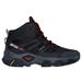 Skechers Men's Terrabite Trekker Boots | Size 9.5 | Black/Charcoal | Leather/Synthetic/Textile