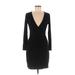 Tart Casual Dress - Bodycon: Black Solid Dresses - New - Women's Size Medium