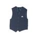 Nautica Tuxedo Vest: Blue Print Jackets & Outerwear - Kids Boy's Size 7