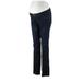 J Brand Mama J Jeggings - High Rise Straight Leg Boyfriend: Blue Bottoms - Women's Size 31 Maternity - Dark Wash