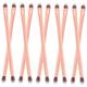 POPETPOP 72 Pcs Makeup Brush Eye Shadow Brush Eyelash Tools Highlighter Makeup Brush Double-ended Concealer Brush Face Powder Blush Mineral Blush Set Miss Metal Brighten