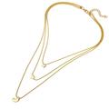 Girls Initial Necklace Ages 8-12 Toggle Necklaces Women Man Necklace Charm Gold A Necklaces Star Moon Heart Pendant Necklace Pendant Collarbone Chain Female Jewelry Tassel Necklaces