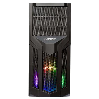 CAPTIVA Gaming-PC "Highend Gaming I80-560", schwarz, ohne Betriebssystem, 16 GB RAM 500 GB SSD, Computer