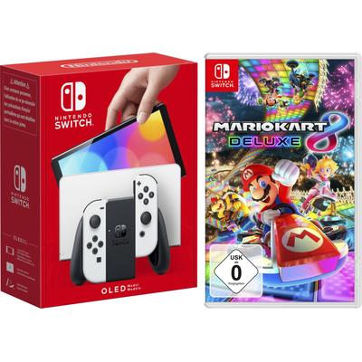 NINTENDO SWITCH Spielekonsole "OLED" Spielekonsolen weiß Switch Bestseller