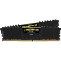 CORSAIR PC-Arbeitsspeicher VENGEANCE LPX 32 GB (2 x 16 GB) DDR4 Arbeitsspeicher Gr. 32 GB, 3600 MHz, schwarz Arbeitsspeicher