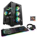 CSL Gaming-PC "Aqueon A56315 Advanced Edition" Computer Gr. Microsoft Windows 11 Home (64 Bit), 32 GB RAM 1000 GB SSD, schwarz Gaming PCs