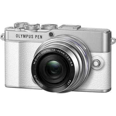 OLYMPUS Systemkamera "E‑P7" Fotokameras weiß Systemkameras