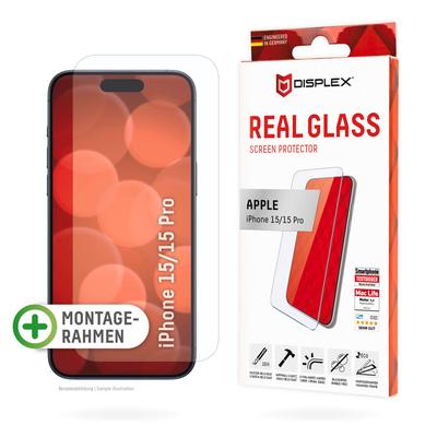 DISPLEX Displayschutzglas "Real Glass" Displayfolien farblos (transparent) Zubehör für Handys Smartphones