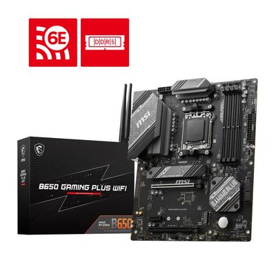 MSI Mainboard "B650 GAMING PLUS WIFI" Mainboards grau (grau/schwarz)