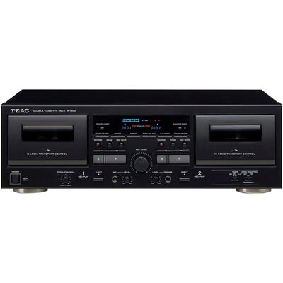 TEAC Kassetten Player "W-1200-B" Abspielgeräte schwarz Stereoanlagen Bausteine