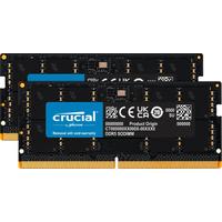 CRUCIAL Arbeitsspeicher 64GB Kit (2 x 32GB) Gr. 32 GB, 5200 MHz, schwarz Arbeitsspeicher