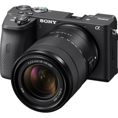 SONY Systemkamera "Alpha 6600 + SEL18135" Fotokameras schwarz Systemkameras