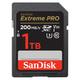 SANDISK Speicherkarte "SDXC Extreme PRO, 2 Jahre RescuePRO Deluxe" Speicherkarten Gr. 1000 GB, schwarz Speicherkarten