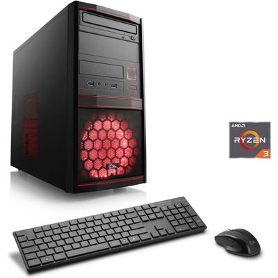 CSL Gaming-PC "Sprint V28150", rot, 16 GB RAM 1000 GB SSD, Computer