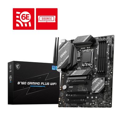 MSI Mainboard "B760 GAMING PLUS WIFI" Mainboards grau (grau-schwarz)