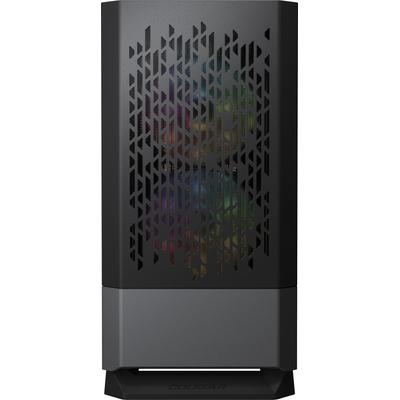 COUGAR Gaming-Gehäuse "Mini Tower MG140 Air RGB", schwarz, B:20,5cm H:41cm T:42cm, Computergehäuse, RGB Beleuchtung Image