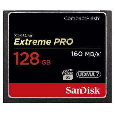 SANDISK Speicherkarte "CF Extreme Pro" Speicherkarten Gr. 128 GB, schwarz