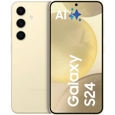 SAMSUNG Smartphone "Galaxy S24", gold (amber gelb), 128 GB, Mobiltelefone, AI-Funktionen, Topseller Image