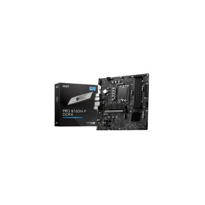 MSI Mainboard "PRO B760M-P DDR4" Mainboards schwarz