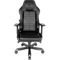 DXRACER Gaming-Stuhl "Master PU Leather Black" Stühle Gr. B/H/T: 55 cm x 135 cm x 49 cm, Lederoptik, schwarz (schwarz, schwarz) Gamingstühle