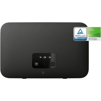 TELEKOM WLAN-Router "Speedport Smart 4 Plus", schwarz, B:21cm H:10,3cm T:29,8cm, Router, Für IP-basierten Telekom Anschluss,Integriertes Glasfaser-Modem, Fiber