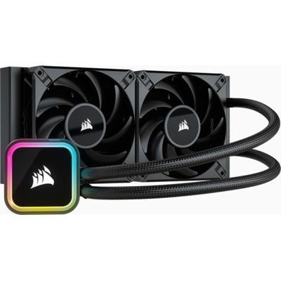 CORSAIR CPU Kühler "iCUE H100i RGB Elite" Computer-Kühler schwarz Weitere PC-Komponenten