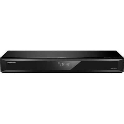 PANASONIC Blu-ray-Rekorder "DMR-UBS70", schwarz, B:43cm H:5,9cm T:19,9cm, Abspielgeräte, für DVB-S, Satellitenempfang