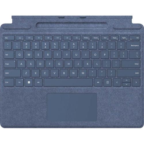 "MICROSOFT Tastatur ""Surface Pro Signature"" Tastaturen blau (saphir) Tastaturen"