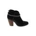Rag & Bone Ankle Boots: Black Solid Shoes - Women's Size 39.5 - Round Toe