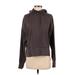 Athleta Pullover Hoodie: Brown Print Tops - Women's Size X-Small