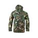 MIL-TEC Trilam Wet Weather Jacket - Men's Woodland Camo Medium 10620020-903